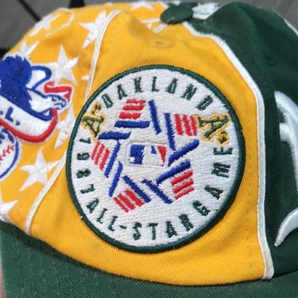 Oakland Athletics 1987 All-Star Game Fully Embroidered Adjustable Baseball Cap - Picture 6 of 10